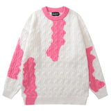 "Pink Clouds" Unisex Men Women Streetwear Graphic Sweater Daulet Apparel