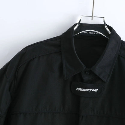 New 2024 Men Striped Gradient Project Fashion Cotton Casual Shirts Shirt High Pocket Short-sleeves Size S M L#U17 Street King Limited