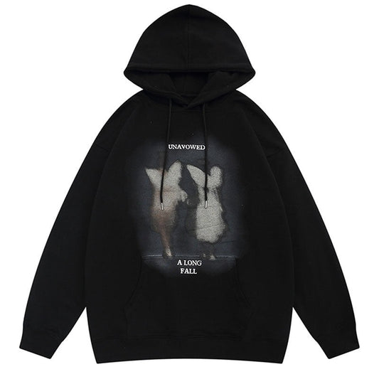"Caught In Action" Unisex Men Women Streetwear Graphic Hoodie Daulet Apparel