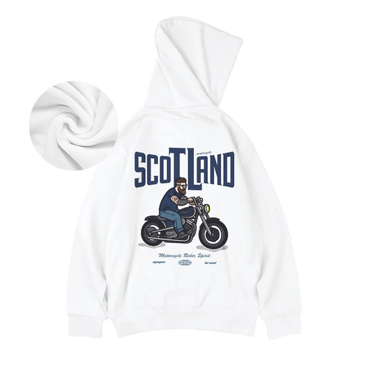 Autumn Motorcycle Men's Printed Hoodies Hip Hop Fashion Streetwear Baggy Sweatshirts Hombre Vintage Pullover Fleece Y2K Hoodie Street King Limited