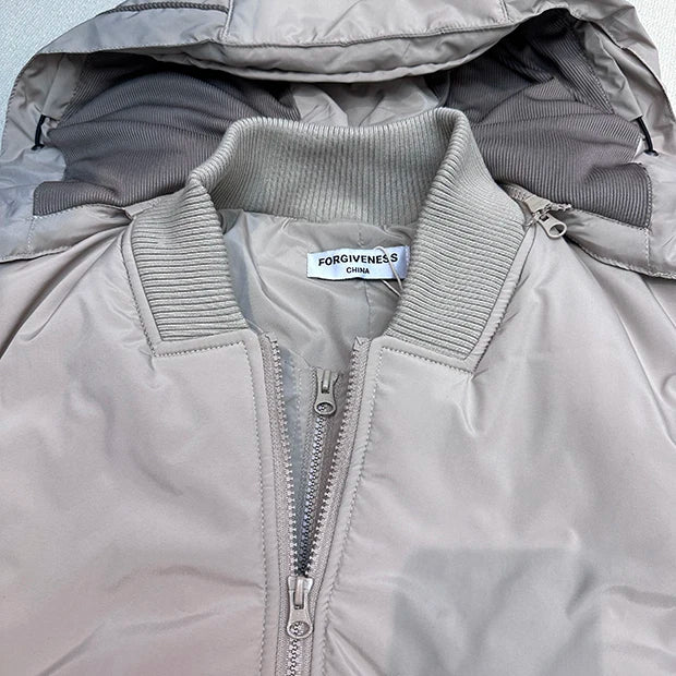 Brand New 2023 Mens Ninja Functional Dual Zipper Parkas Windproof Hooded Jacket Puffers Pockets Outdoor Work Coats Thicken #633 Street King Limited