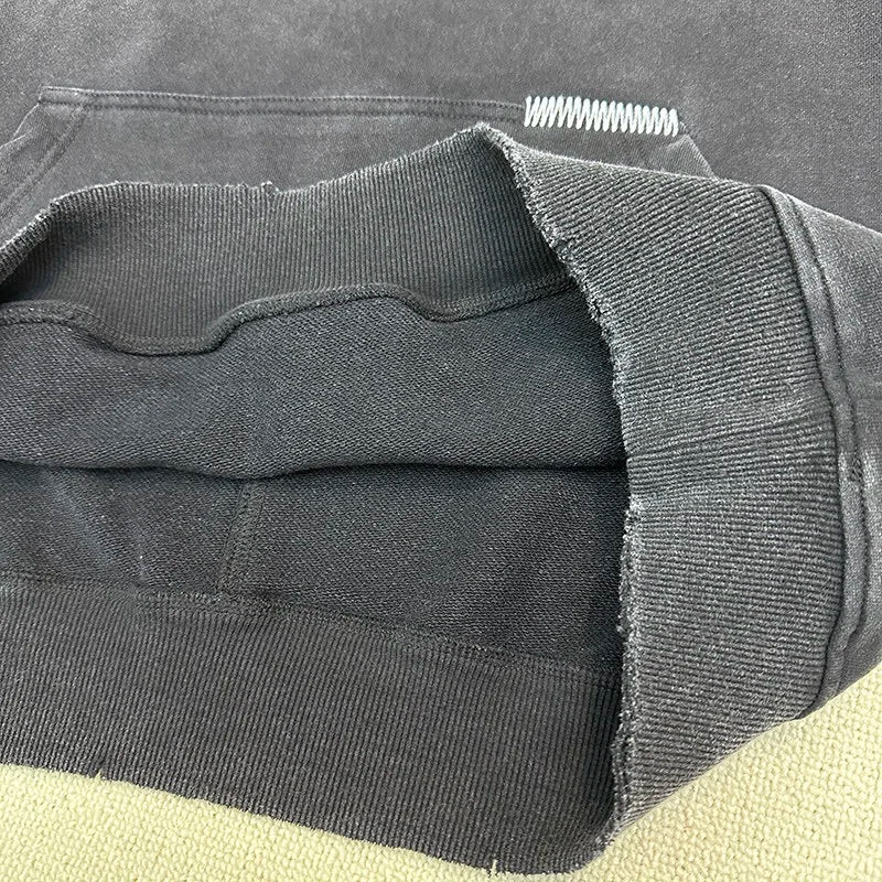 Gradient washing destroys vintage hoodies Street King Limited