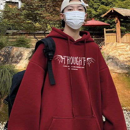 Skatercore Flame Bold Hoodie Cold-Weather Flex
