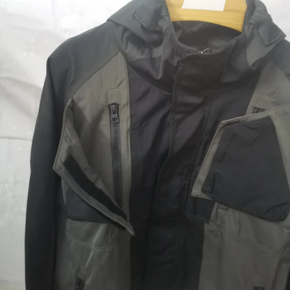 New 2023 Mens Undermycar Armor Zipper Parkas Windproof Hhooded Jacket Tatting Multiple pockets outdoor Wear size M L XL #490 Street King Limited