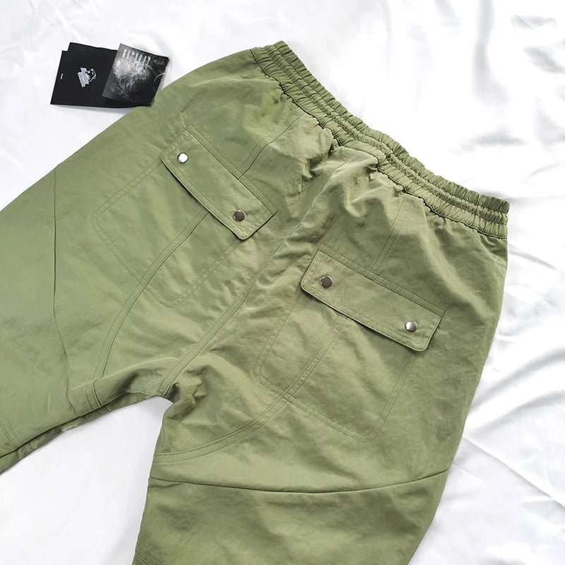 Hip Hop Side Zipper Color Block Vibe Style Casual Track Pants Mens Harajuku Drawstring Loose Oversize Trousers Streetwear Street King Limited