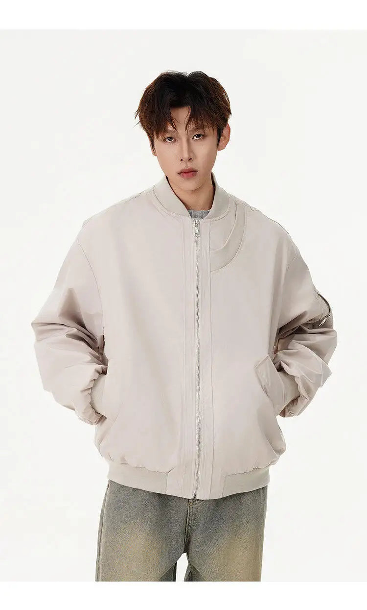 fashion spring autumn jacket men women streetwear fashion loose casual techwear bomber jacket cityboy baseball coat outerwear unique default style 662