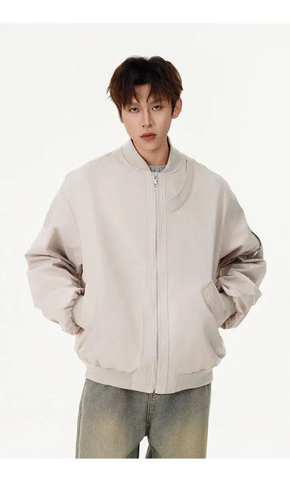 fashion spring autumn jacket men women streetwear fashion loose casual techwear bomber jacket cityboy baseball coat outerwear unique default style 662
