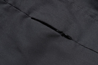 y2k blue zipper multi pocekts baggy cargo pants for men straight pantalones hombre casual trousers oversized hip hop overalls unique cargo style 2355
