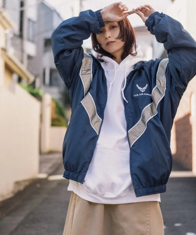 american cargo jacket mens college flight training quick drying color block bomber coat couple high street motorcycle outwear unique cargo style 1798