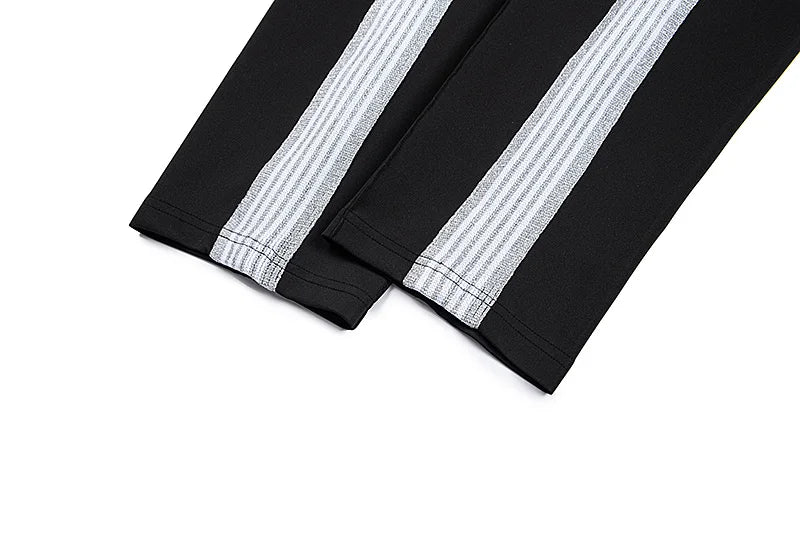 chaopai pattern embroidery loose casual pants side edge weaving straight leg pants men woman comfortable trousers unique default style 4666