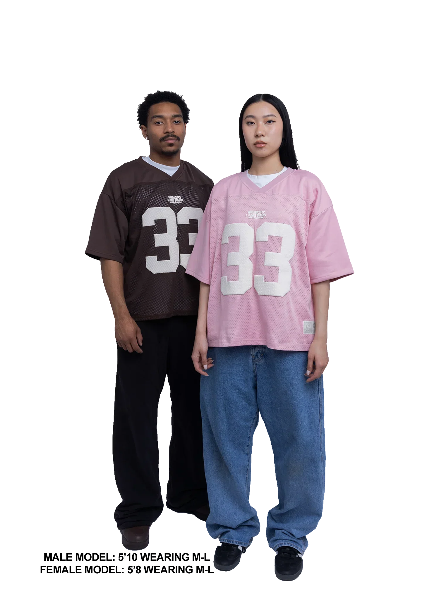 Trendy Ins Couple Sportswear Mesh Quick Oversize Pink 33 Jersey College Street Style T-shirt for Women Drying Football Y2k Tops Street King Limited