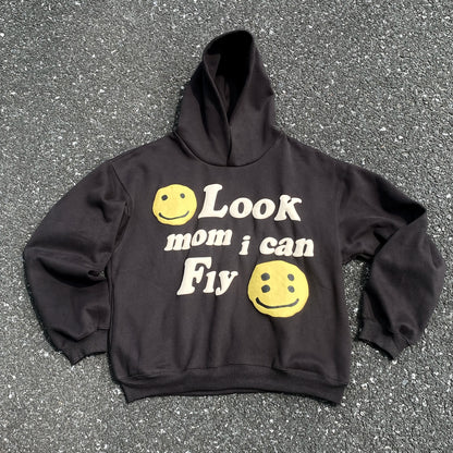 Hotselling KANYE CPFM Letter Foam Print Quality Cotton High-Street Loose Casual Hooded Sweatshirt Hoodies For Men Street King Limited