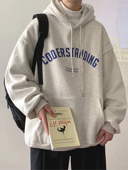 Autumn Men's Letter Design Printed Pullovers Hoodies Y2K Vintage Streetwear Hoody Sweatshirts Casual Fleece Oversize Hoodie Street King Limited