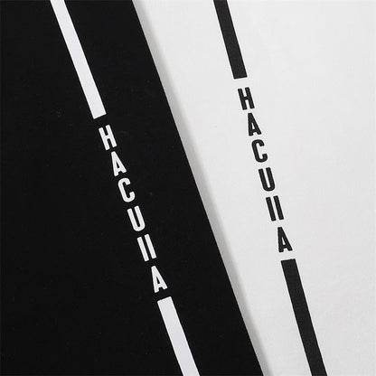 New HACULLA T-shirt Men Woman Chaopai Graffiti Street Art Printing Summer Loose Casual O-Neck Cotton Top Tees Street King Limited