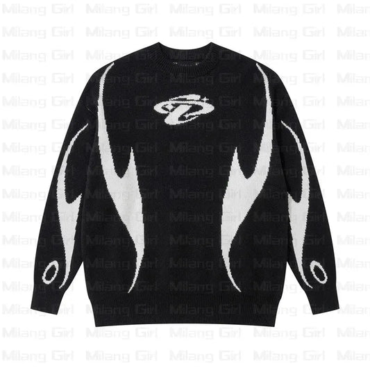traf-2024 Women's Sweater zssiibo Official Website Autumn New y2k Fashion  Couple's Clothing Women's Clothing Sales Street King Limited