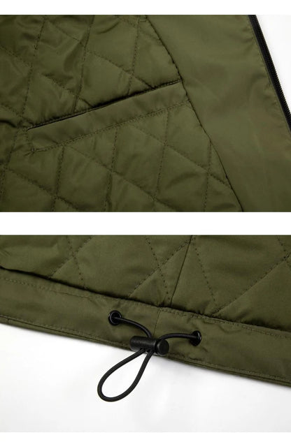 men hip hop streetwear jacket paisley zip up patchwork windbreaker cargo cotton padded coat hooded track jacket tactical outwear unique cargo style 4828