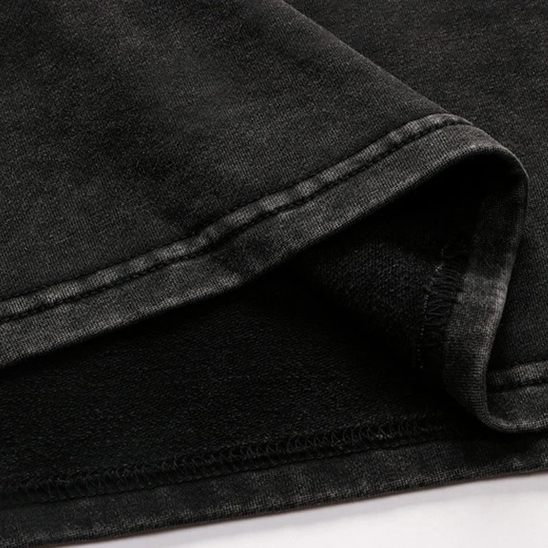 Rainbowtouches Washed Long Shirts High Street Unisex  Vintage Popular Loose Cool Printing  Fashionable Superior Quality Clothes Street King Limited