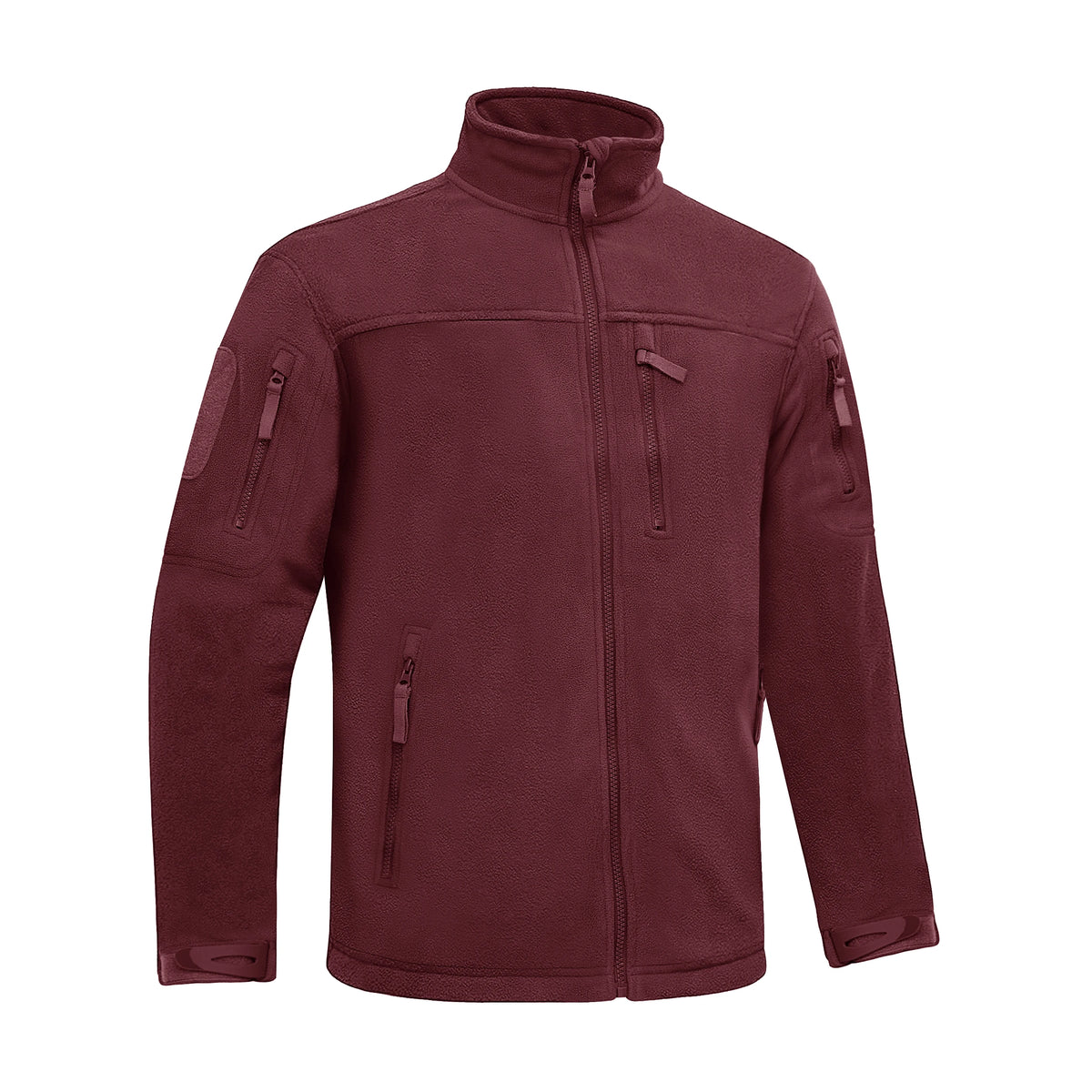 winter fleece jacket mens zipper pockets work jacket thermal warm full zip fishing hiking coats outwear man windbreaker unique default style 4419