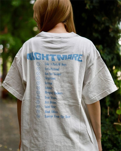 2024 Vintage Retro Print Olded Washed High-Street Cotton Tops T-Shirt For Summer Street King Limited