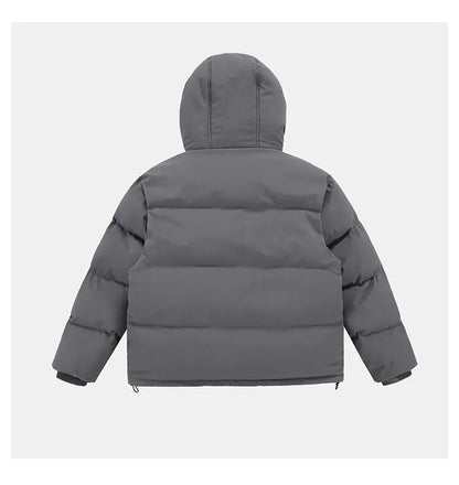 men women winter fashion loose casual cotton padded hooded parkas jacket campus boy gril thicken warm snow coat outerwear unique default style 1100
