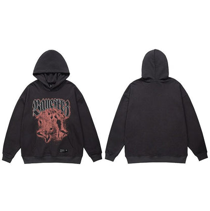 "Black Market" Unisex Men Women Streetwear Graphic Hoodie Daulet Apparel
