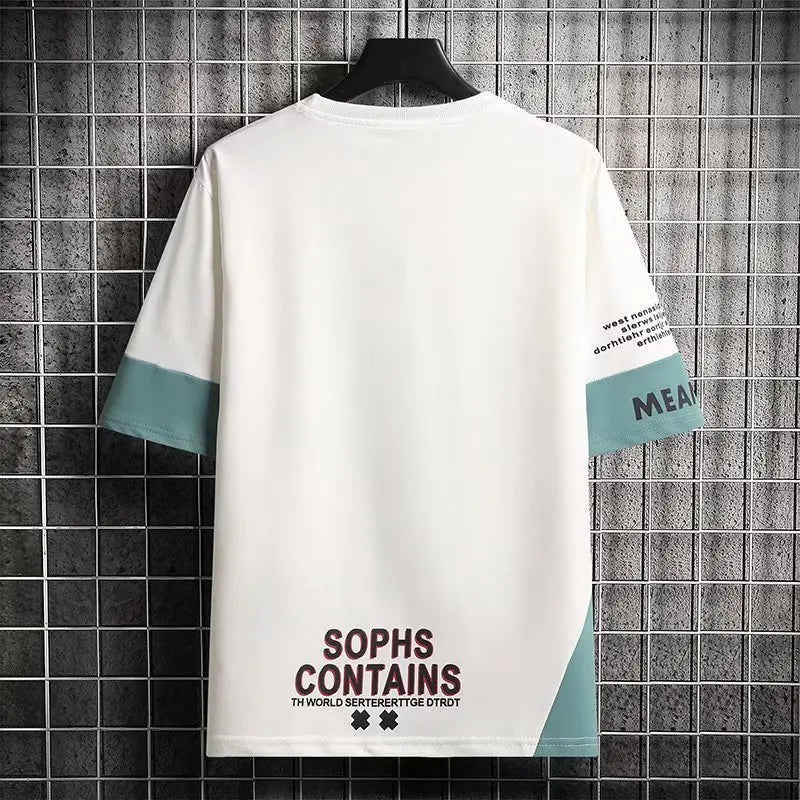 Summer Men's T Shirts Fashion Harajuku Printing Short Sleeve Tops Tee Men Casual Men Clothing Japan Streetwear Trend T Shirt Men Street King Limited