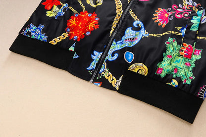 new 2023 luxurious flowers gentleman men geometry heavy baseball coats jackets abstract digital coat warm 433 unique default style 1429