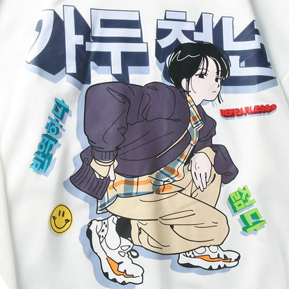 "Blue Magic" Unisex Men Women Streetwear Graphic Hoodie Daulet Apparel