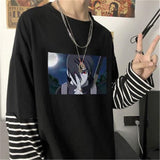 "Rage" Unisex Men Women Streetwear Graphic Long Sleeve Shirt Daulet Apparel