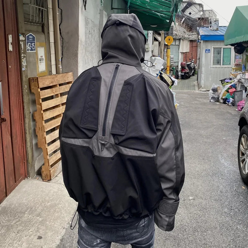 New 2023 Mens Undermycar Armor Zipper Parkas Windproof Hhooded Jacket Tatting Multiple pockets outdoor Wear size M L XL #490 Street King Limited