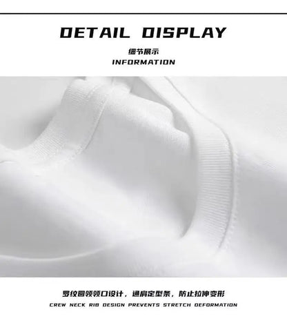 Summer fashion brand pure cotton fashion creative casual fun cat print student party men's and women's short-sleeved T-shirt ins Street King Limited
