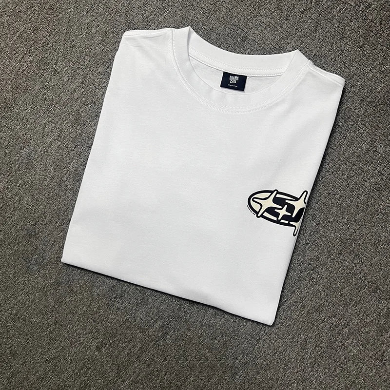 2024ss Drama Call T-shirt Men Women 1:1 High Quality Stars Letter Print Fashion Street Lovers Casual Tops Tee Street King Limited