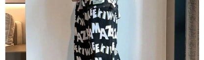 Letter wide-leg pants for men and women in autumn and winter plus velvet high-waisted loose long and short straight pants tops Street King Limited