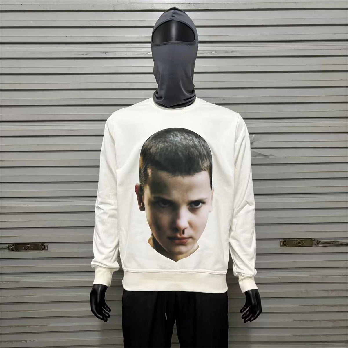 INUN Brand Fashion 11 Portrait Print High-Street Cotton Casual Loose Quality Pullover Sweatshirt Sweater For Men Street King Limited