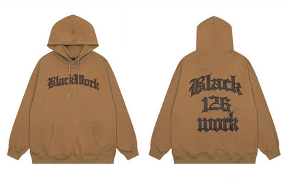 "Back To Work" Unisex Men Women Streetwear Graphic Hoodie Daulet Apparel