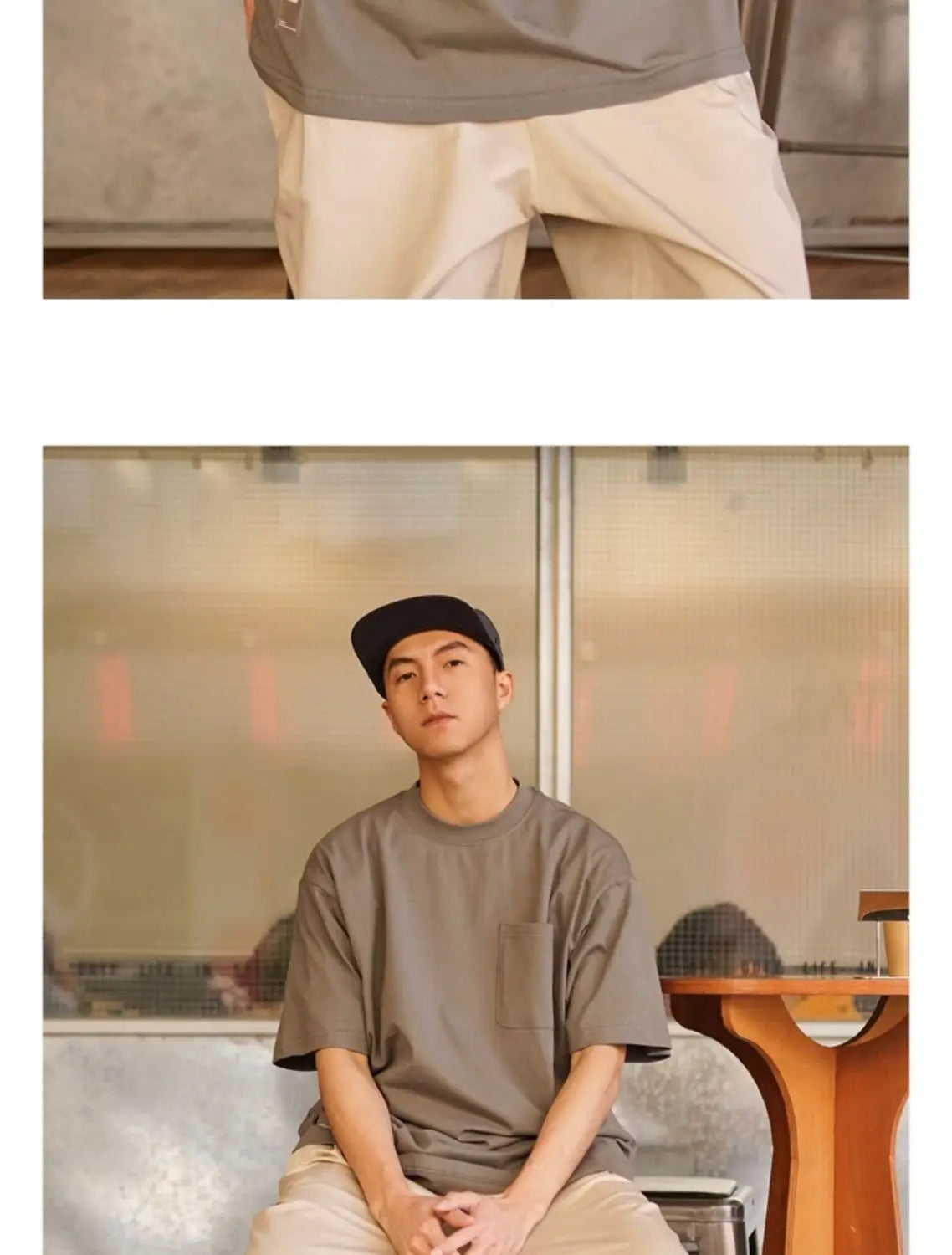 Korean trendy printed graphic T shirt street basic men y2k solid color simple personality pocket retro oversized T shirt Street King Limited