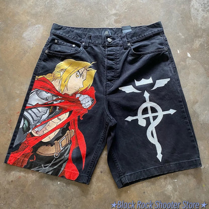 harajuku popular y2k baggy jeans wide leg denim pants anime fashionstyle sweatpants couples streetwear trouser men clothing unique joggers style 4344