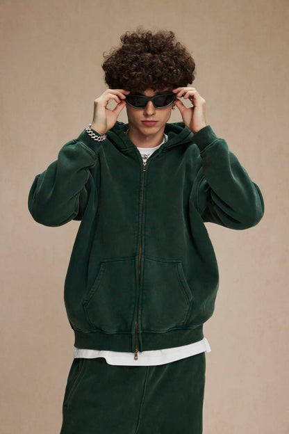 Batik fleece zippered hoodie Street King Limited