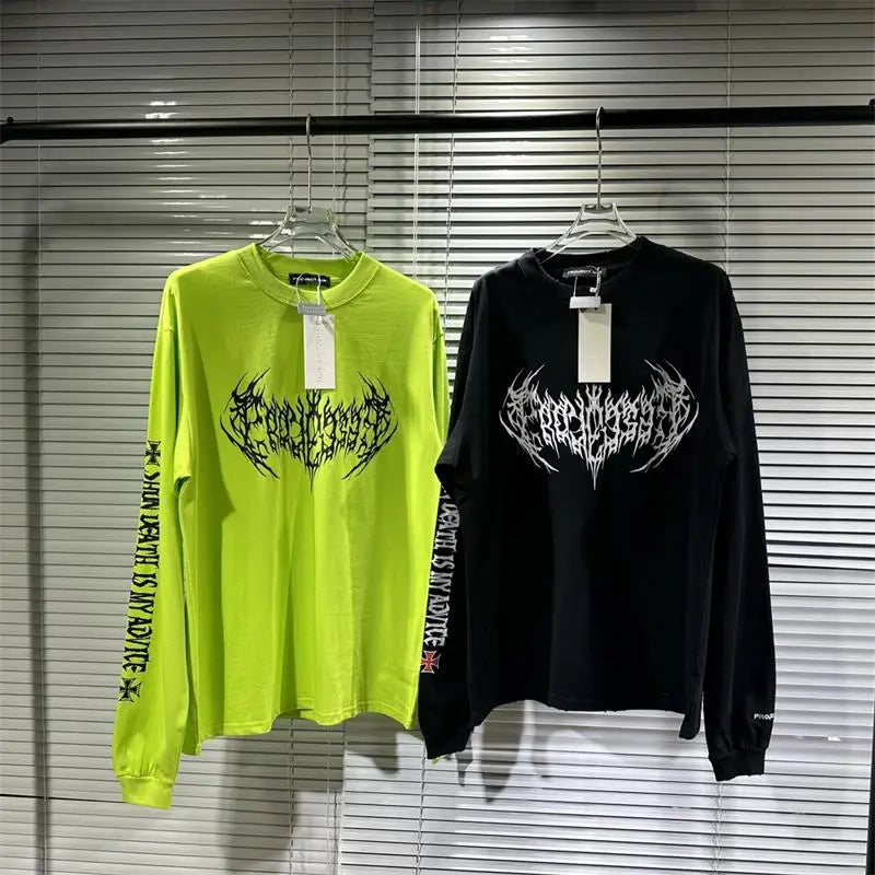 New Arrival 2023 Men Green / PROJECT T Shirts T-Shirt Hip Hop Skateboard Street T-Shirts Tee Shirt Top Loose Size #624 Street King Limited