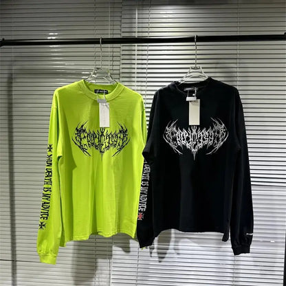 New Arrival 2023 Men Green / PROJECT T Shirts T-Shirt Hip Hop Skateboard Street T-Shirts Tee Shirt Top Loose Size #624 Street King Limited