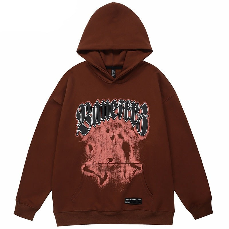 "Black Market" Unisex Men Women Streetwear Graphic Hoodie Daulet Apparel