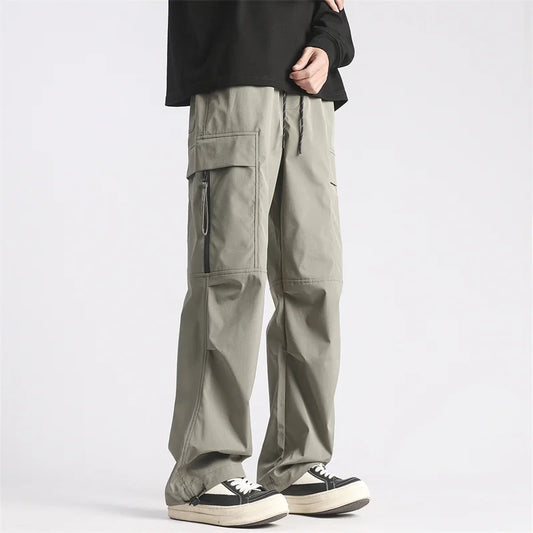 autumn mens cargo pants casual hip hop multi pocket trousers streetwear techwear sweatpants functional baggy pantalones hombre 1 sporty tapered joggers