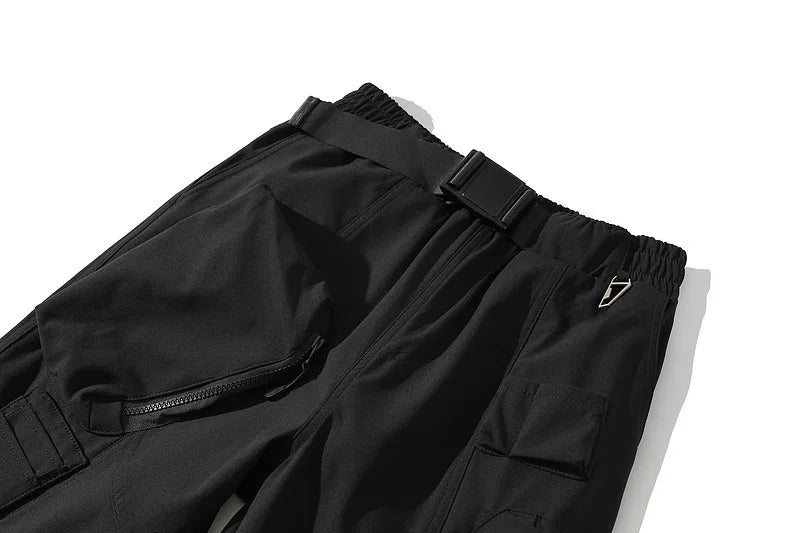 high new luxury men 2023 under my car zip up comfortable nylon workwear parkour tactical function casual pants sports cargo 484 unique cargo style 1047