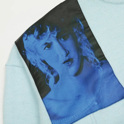 New 2023 Men Luxury Embroidered Patch Characters Gentleman Cotton Knit Casual Sweaters Pullover Asian Size High Drake #541 Street King Limited