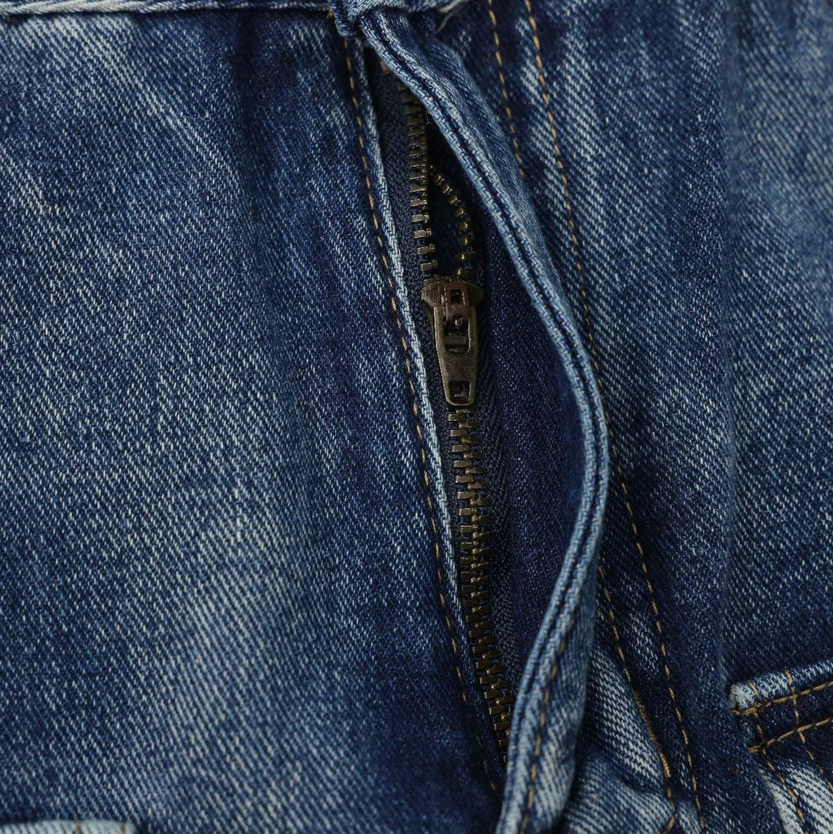 2024 multi pocket jeans vintage mens harajuku cargo denim pants retro hip hop straight loose jean pants 1 military streetwear pants