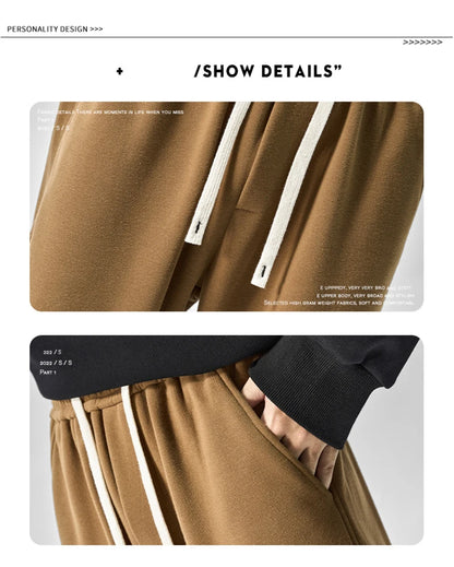 autumn casual joggers sports pants mens high street baggy breasted trousers 2024 new harajuku fashion y2k gym sweatpants unique joggers style 8