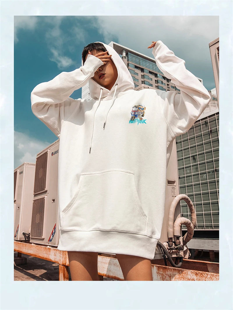 Funny Vacation Bear Graphic Printed Hoodies For Men Streetwear Hip Hop Clothing Fleece Hooded Sweatshirts Y2K Pullover Hoody Street King Limited