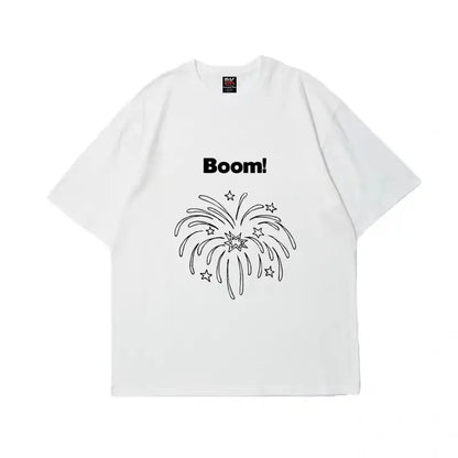 2024 new American retro men printed graphic T shirt summer men and women y2k street personality hip hop cotton oversized T shirt Street King Limited
