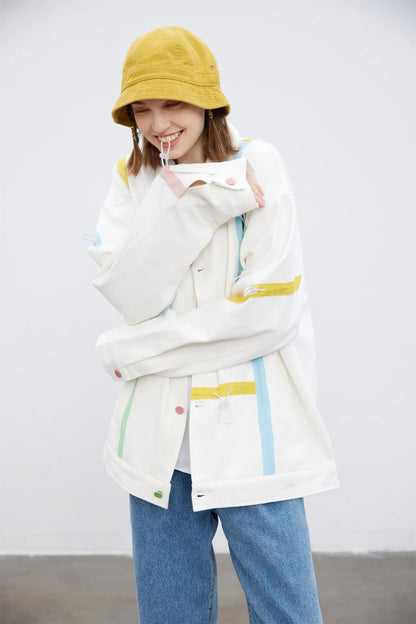 2023 autumn varsity jackets men hip hop streetwear striped drawstring design college jacket coat unisex clothing unique default style 1168