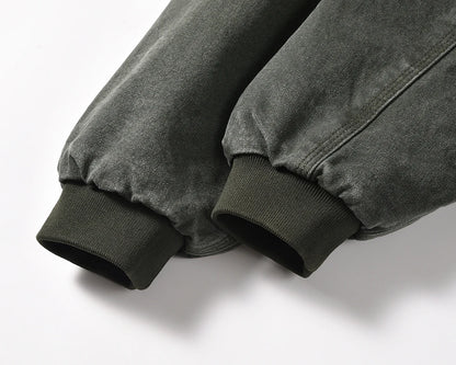 y2k high street solid color lapel thick winter jackets for men chaquetas hombre baggy casual fleece padded coat oversized unique default style 1942